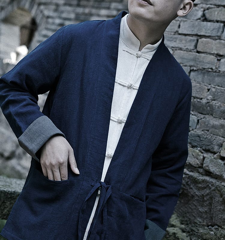 メンズの唐装ジャケットカーディガン