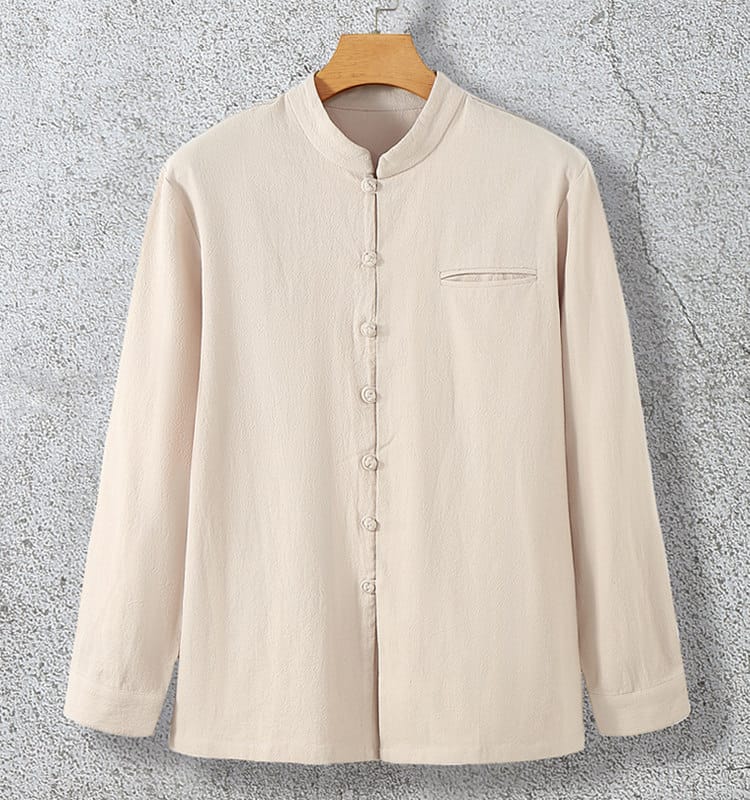 メンズのチャイナシャツ