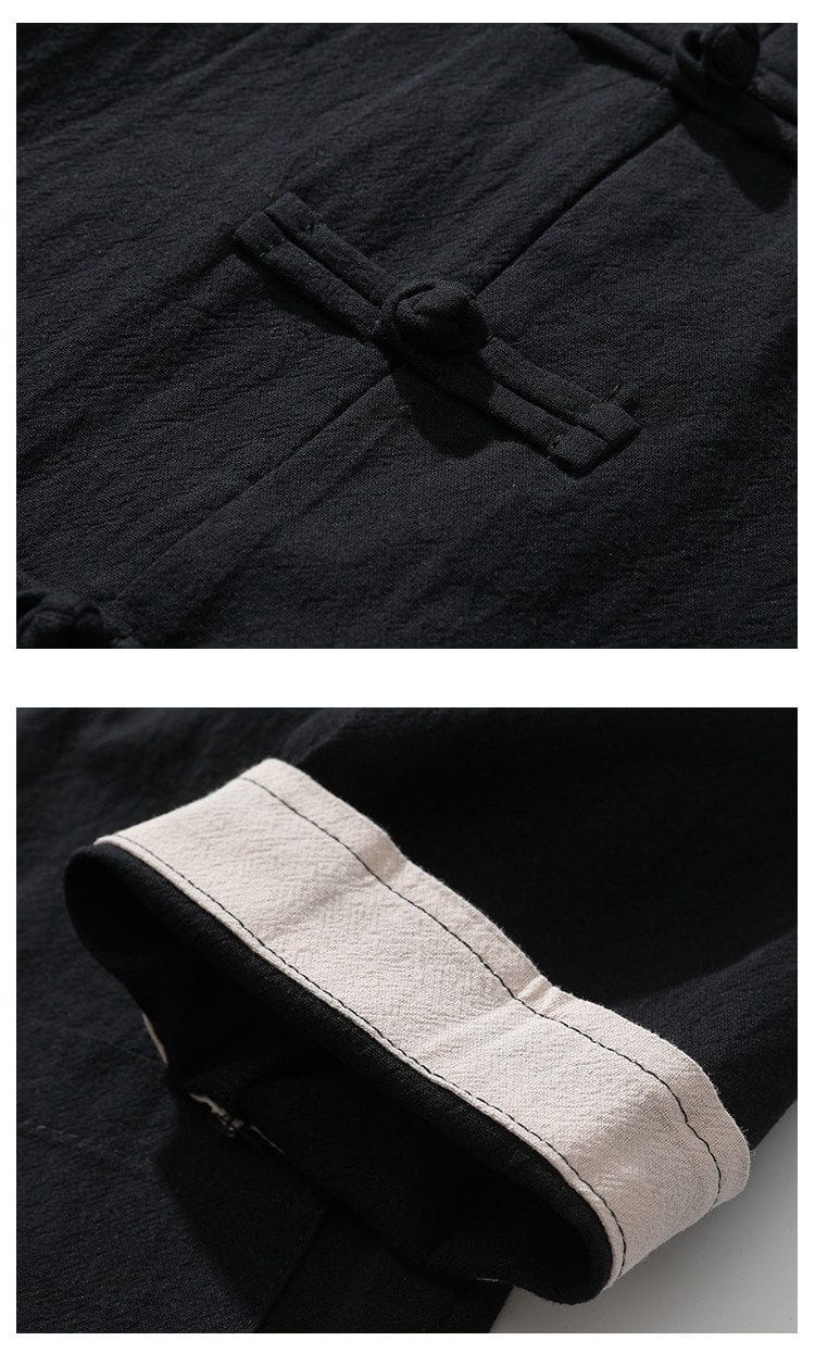 男性用の７分袖シャツジャケット