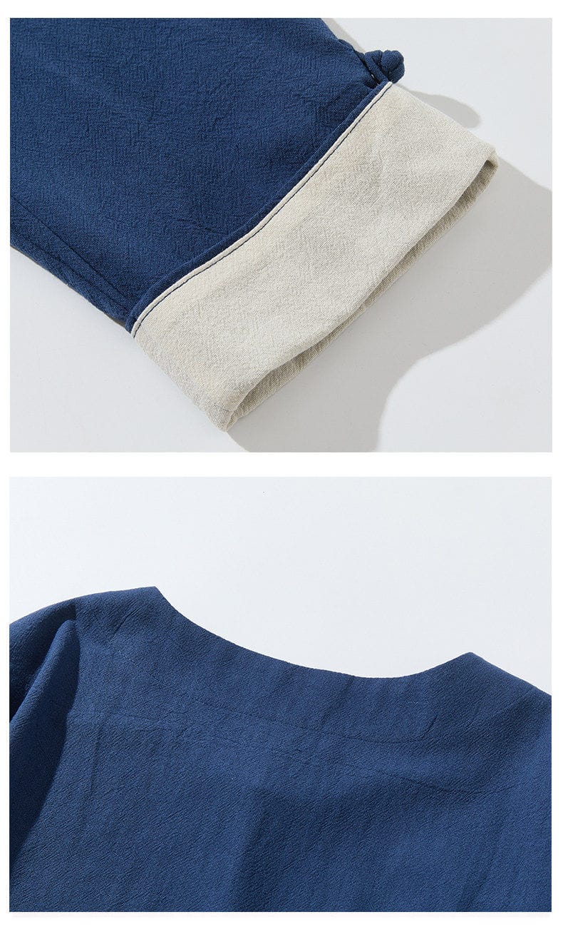 男性用の漢服のTシャツ