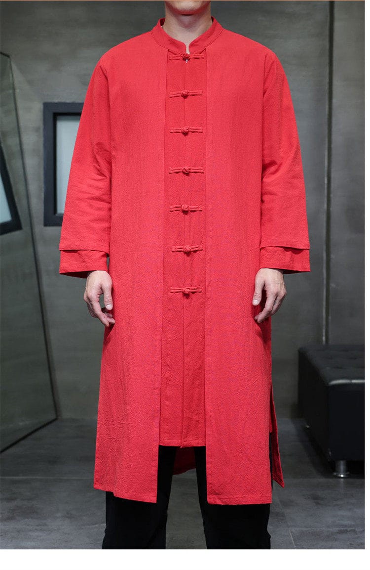 メンズのチャイナローブ