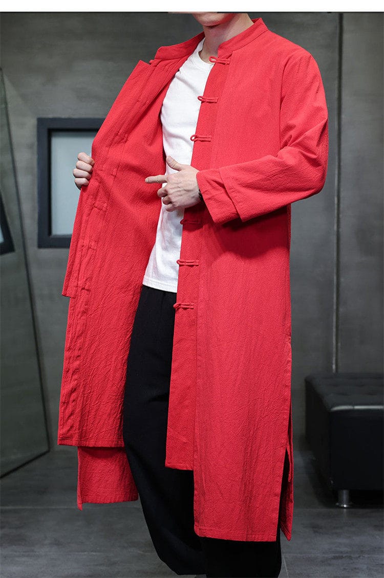 メンズの中国服パオ