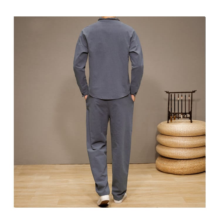 唐装風のカットソー