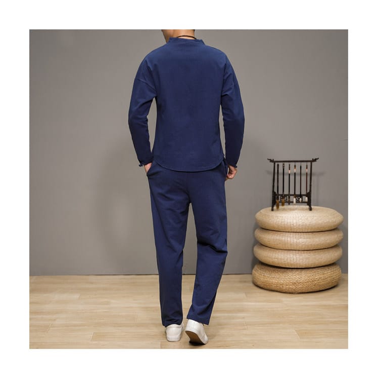 男性用の中国服上下セット