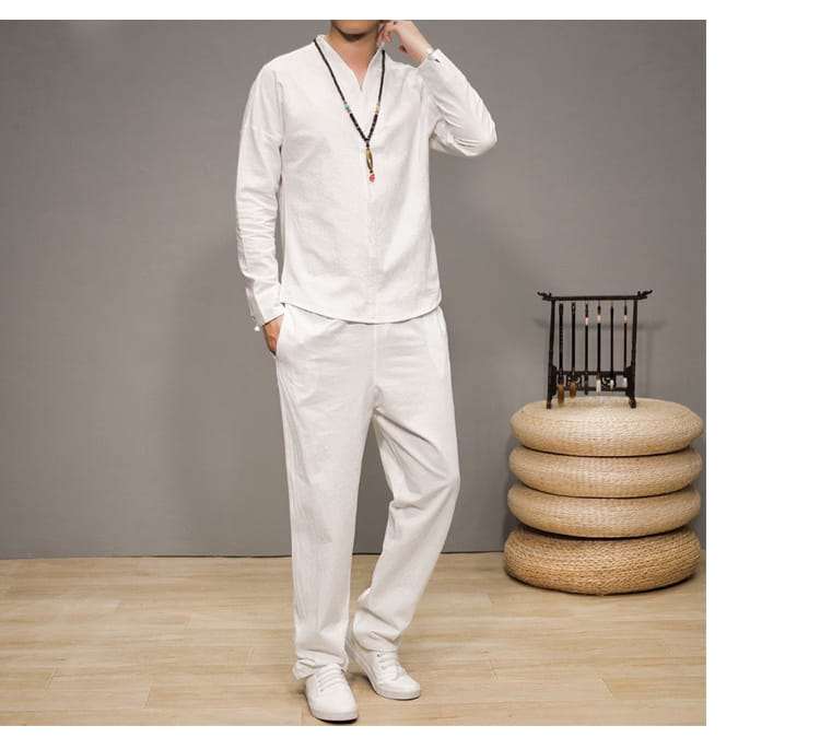 メンズのカットソーセットアップ