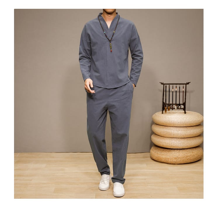 男性用のチャイナスーツ