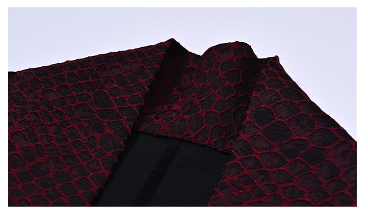 メンズの蟒蛇（うわばみ）紋ジャカード織りローブ