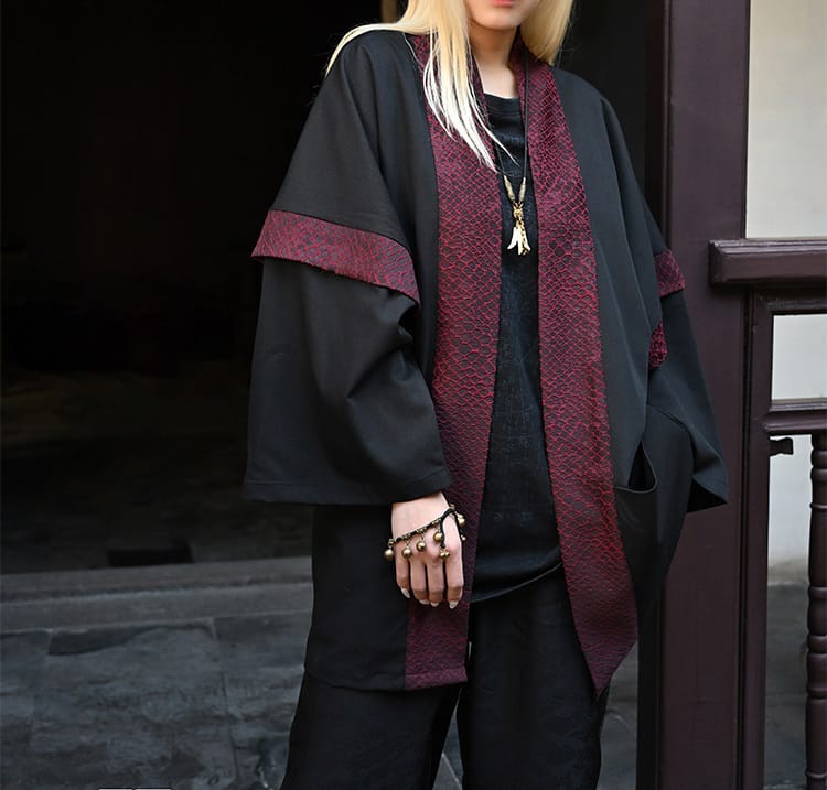 メンズのチャイナ羽織