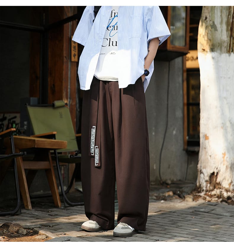 メンズのチャイナハーレムパンツ