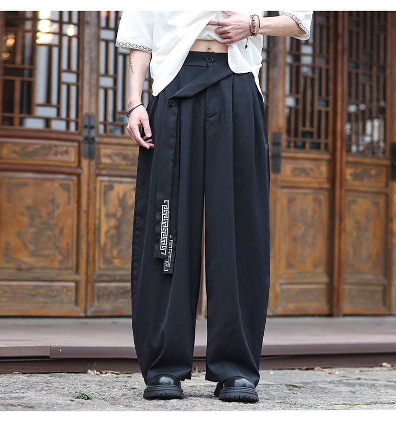 メンズのチャイナイージーパンツ