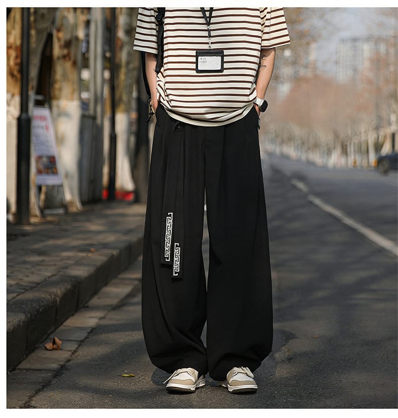 ンズのカンフーランタンパンツ