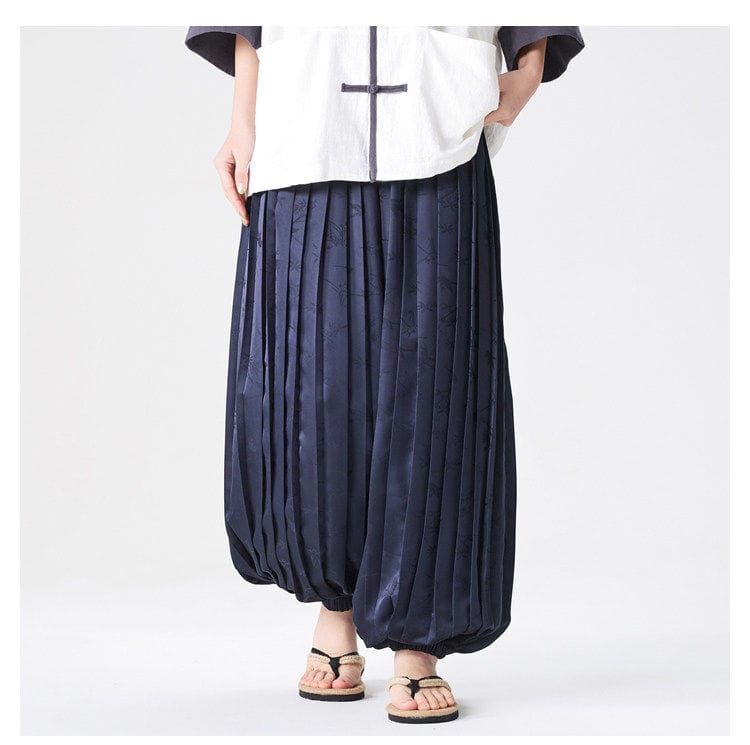 メンズのカンフーパンツ