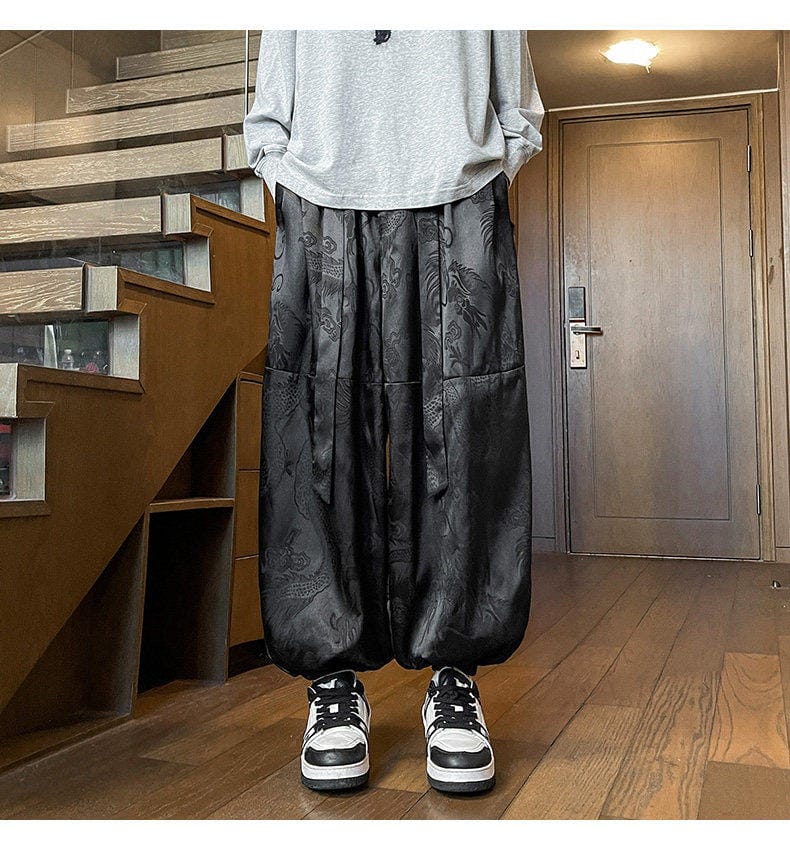 メンズのチャイナパンツ