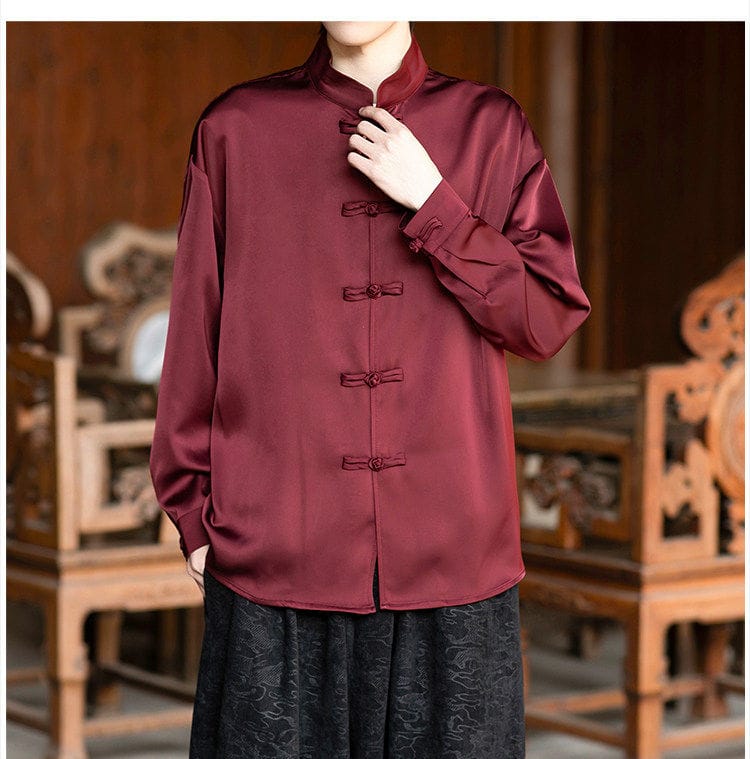 男性用のチャイナシャツ