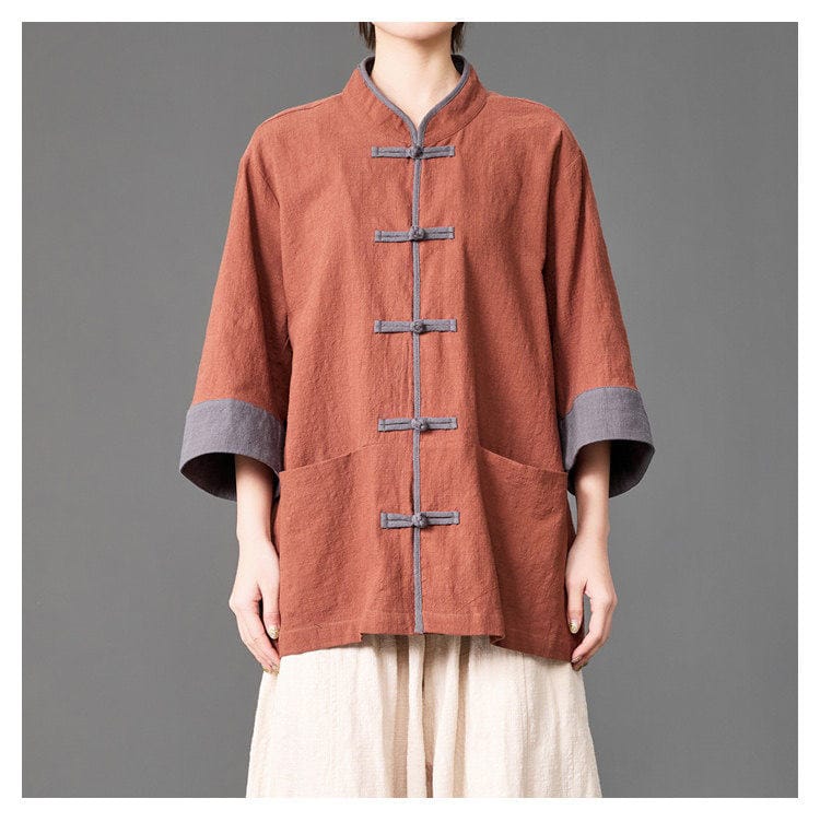 男性用の民族衣装カジュアルシャツ